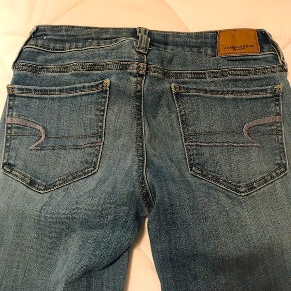 Bundle of 2 American Eagle Outfitters super low Jegging Supper Stretch - Picture 4 of 11